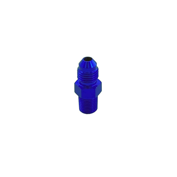 UPR - 1/8 NPT Straight 4AN Male Adapter Fitting Blue - 8802-018 by UPR Products