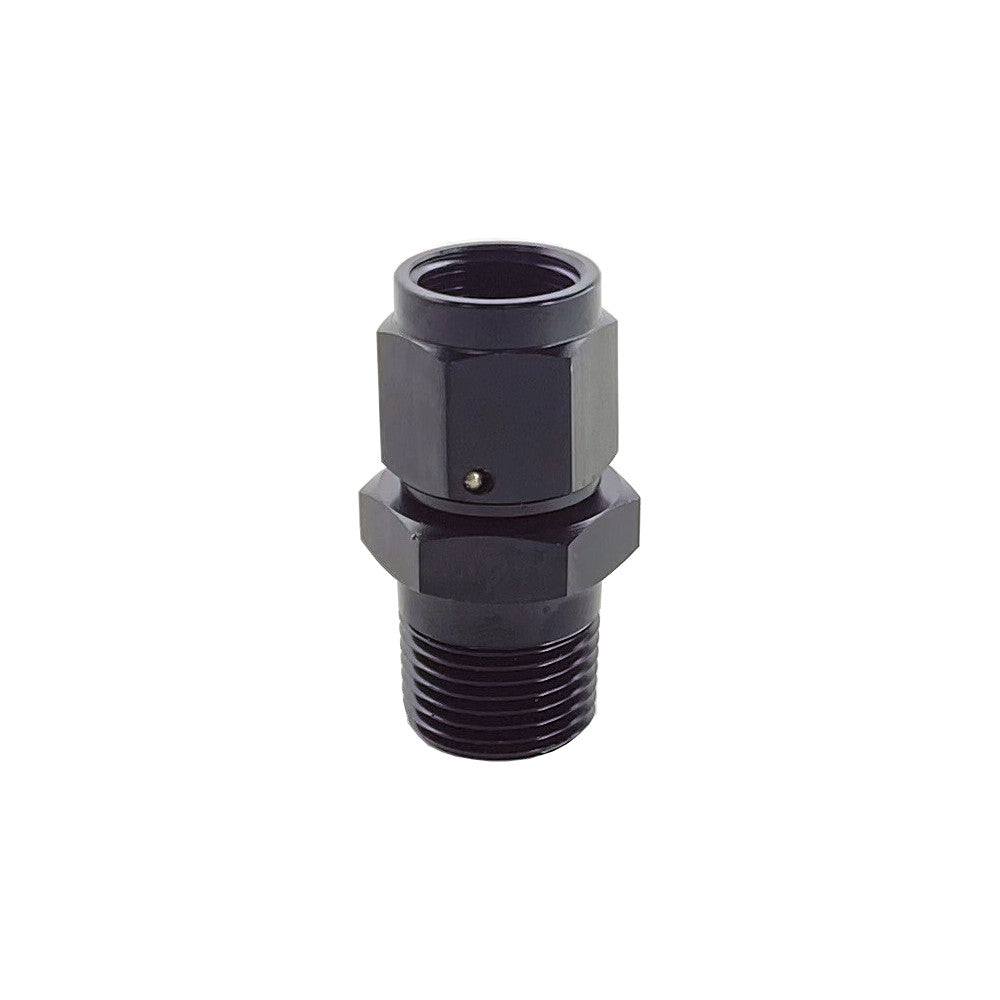 UPR - 3/8 NPT Straight 6AN Female Adapter Fitting Black - 8802-039 by UPR Products