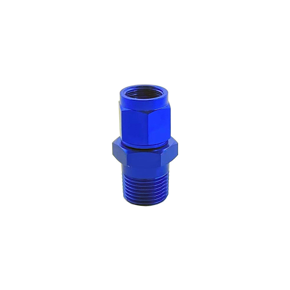 UPR - 3/8 NPT Straight 6AN Female Adapter Fitting Blue - 8802-051 by UPR Products