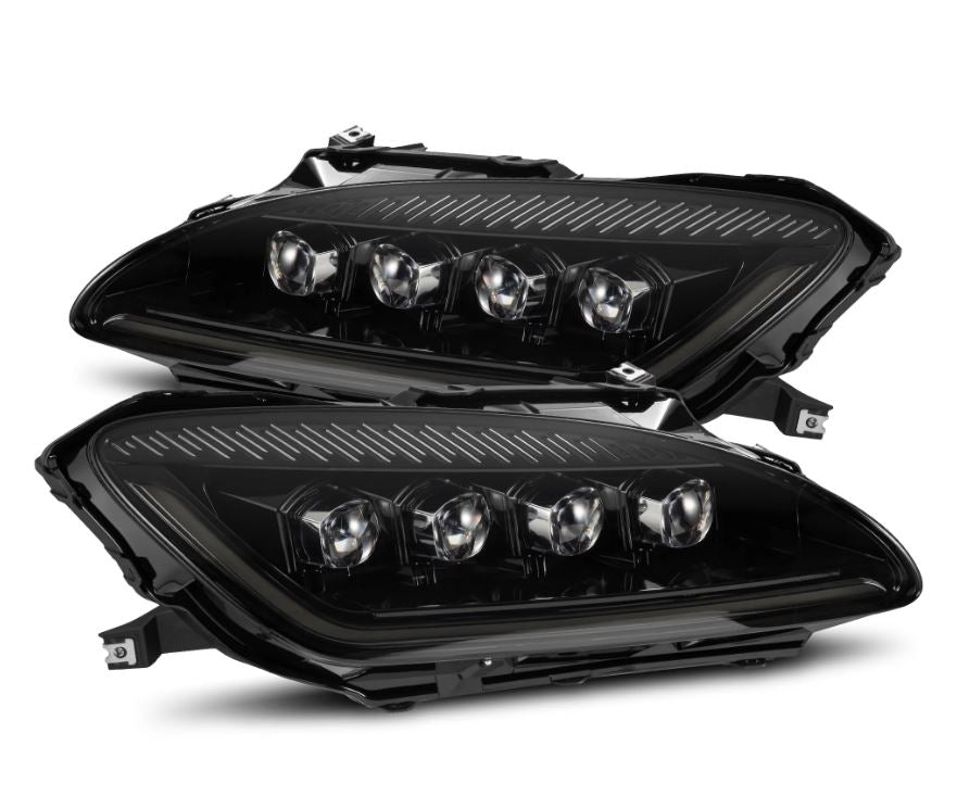AlphaRex 99-09 Honda S2000 NOVA-Series Projector LED Headlights - Alpha-Black - 880272
