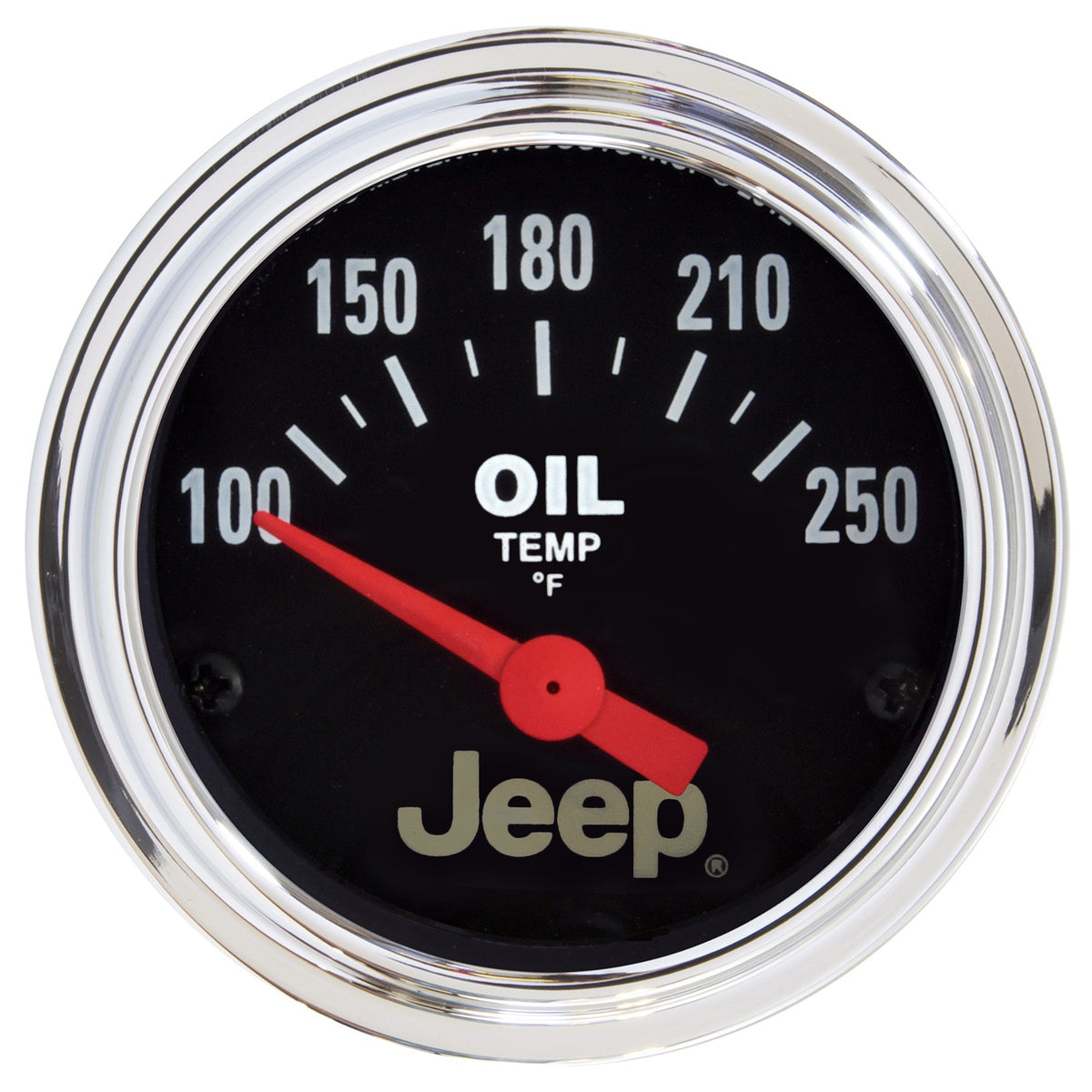 Autometer Jeep 52.4mm Short Sweep Electronic 100-250 Def F Transfer Case Temperature Gauge - 880430