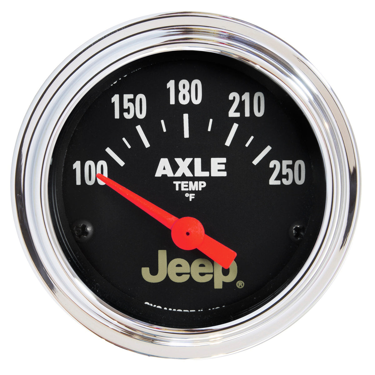 Autometer Jeep 52.4mm Short Sweep Electronic 100-250 Def F Axle Temperature Gauge - 880431