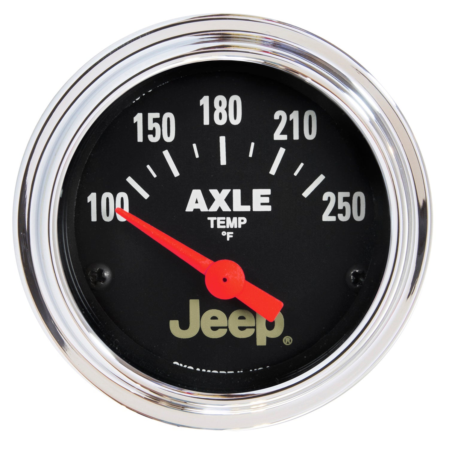 Autometer Jeep 52.4mm Short Sweep Electronic 100-250 Def F Axle Temperature Gauge - 880431