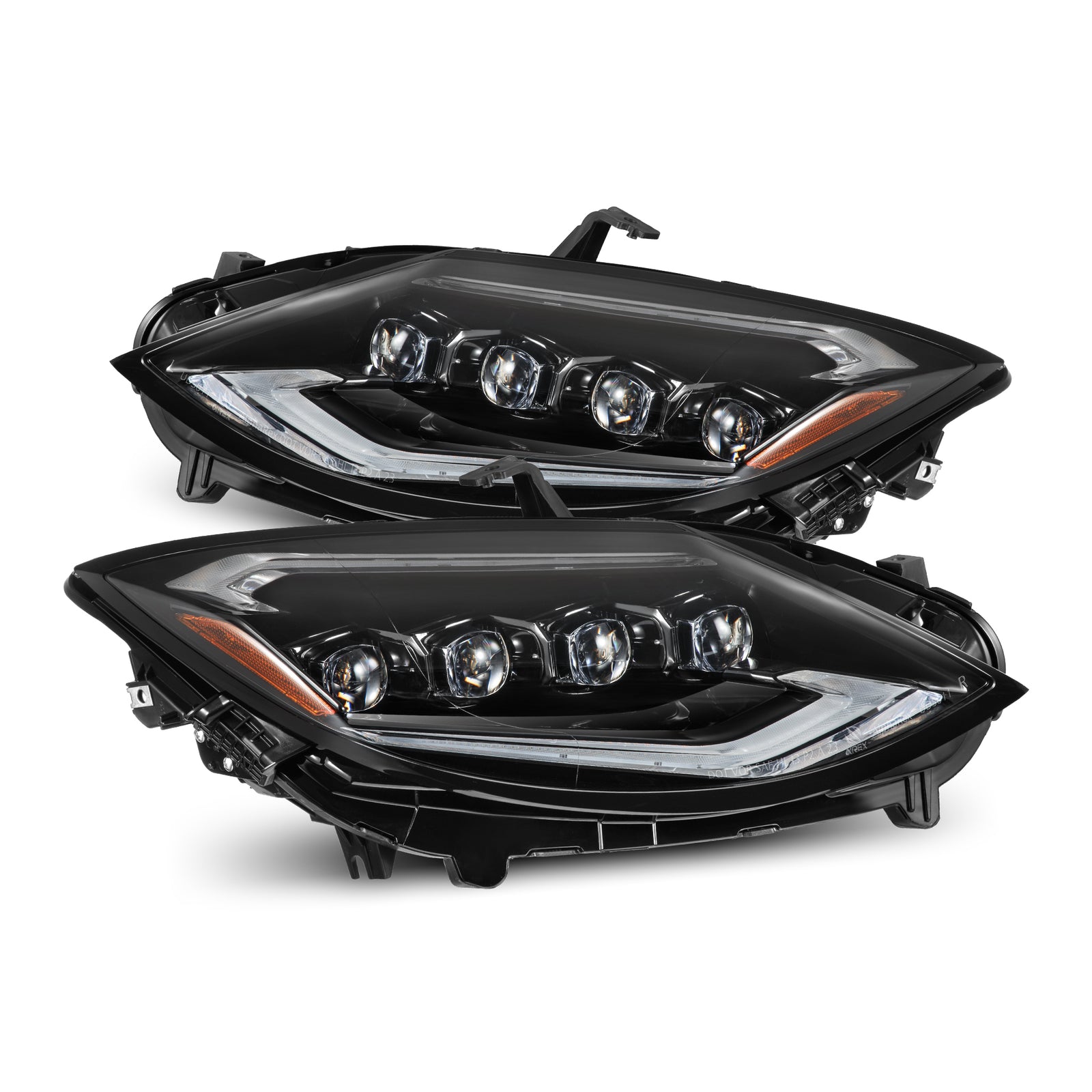AlphaRex 23-24 Nissan Z NOVA-Series LED Projector Headlights Alpha-Blk w/Activation Light & Seq.Sig - 880494