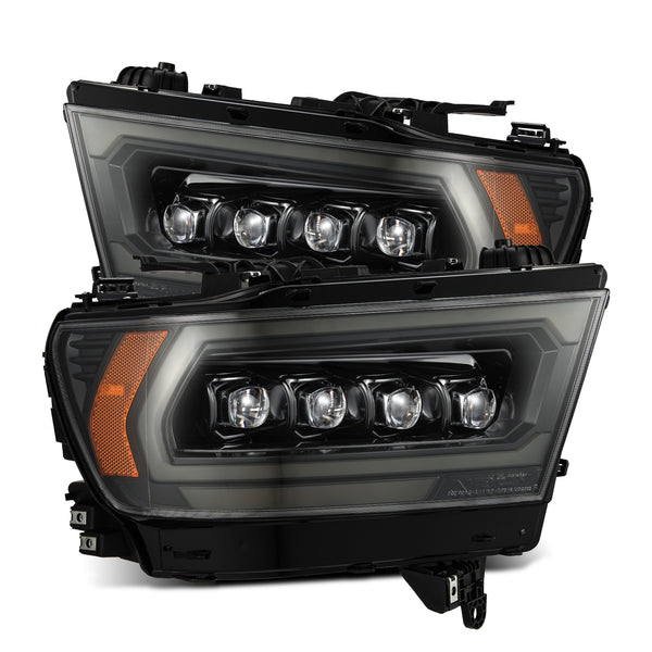 AlphaRex 19-23 Dodge Ram 1500 (No Clsc/Ltd/TRX) NOVA-Series LED Proj HL Alpha-Black (Converter Req.) - 880577