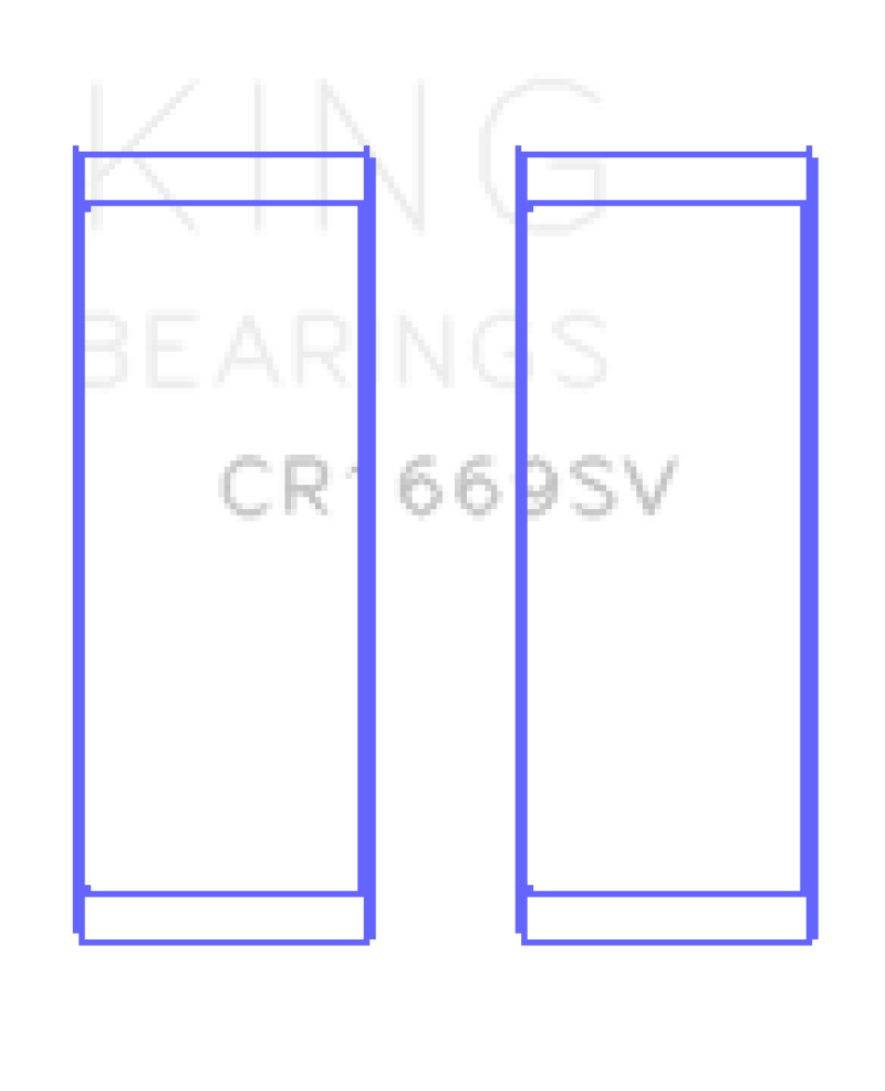 King Volkswagen AZV/CFAC/AWX (Size +0.25mm) Connecting Rod Bearing Set - CR1669SV0.25