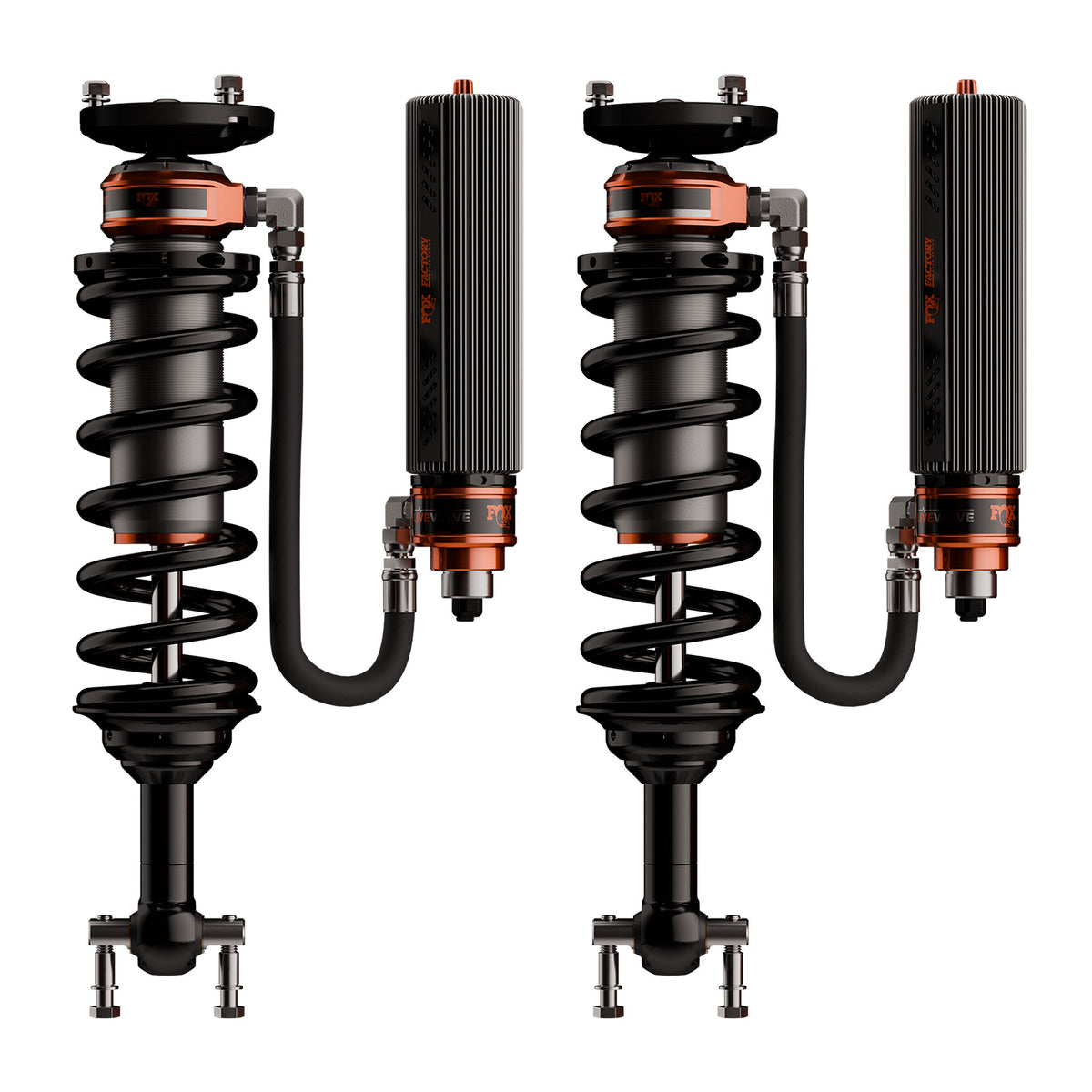 Fox 2024+ Ford F150 Supercrew 3.2 Factory Race Live Valve Front Coilover - 2-2.5in Lift - 883-06-257