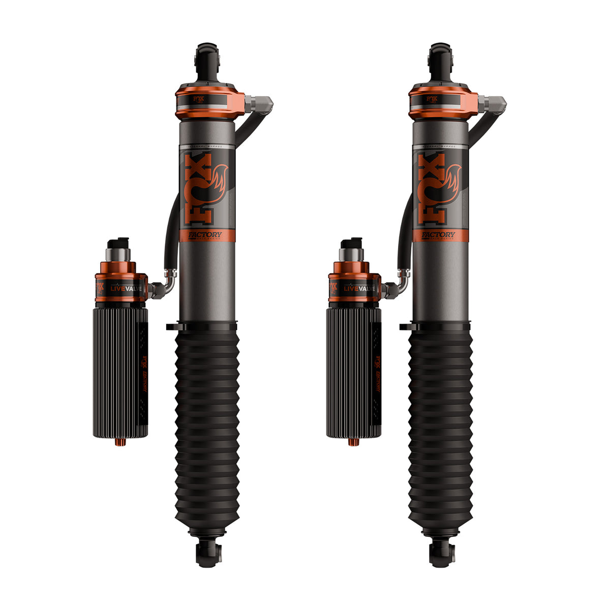Fox 21-23 Ford F150 Supercrew 3.2 Factory Race Live Valve Front Coilover - 2-2.5in Lift - 883-06-262