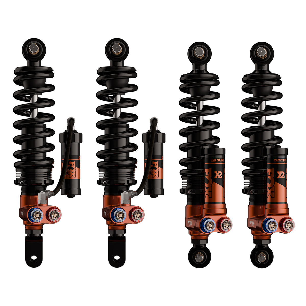 Fox Performance 14-19 Chevrolet Corvette C7 2.0 Coilover Reservoir Shock Kit - Adjustable - 883-30-004