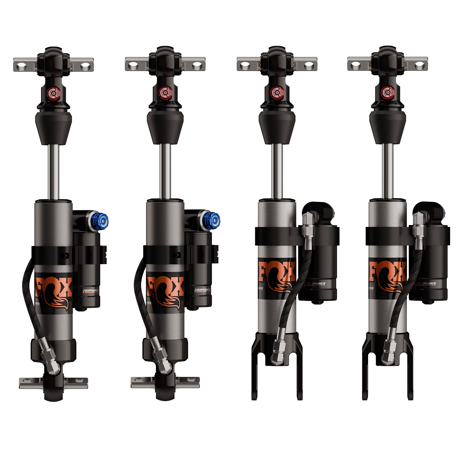 Fox Performance 14-19 Chevrolet Corvette C7 2.0 Coilover Reservoir Shock Kit - LSC Adjustable - 883-31-000
