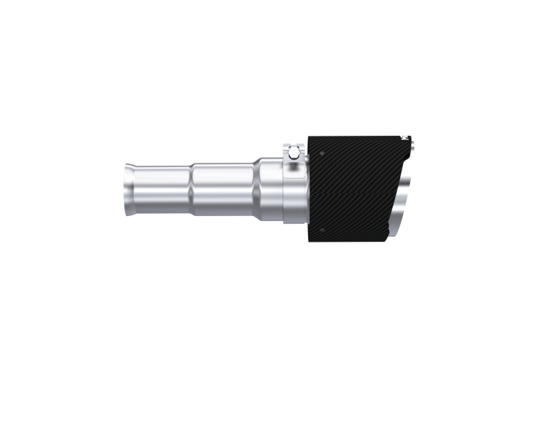 MBRP 19-24 Ram 1500 5.7L Hemi 3in Inl. 5in OD DW Angle Cut T304 Carbon Exhaust Tips - Pairs - T5199CF