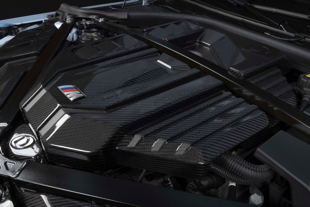 Dinan - Gloss Carbon Fiber Engine Cover - 2021-2026 BMW M2/M3/M4 - D590-0005