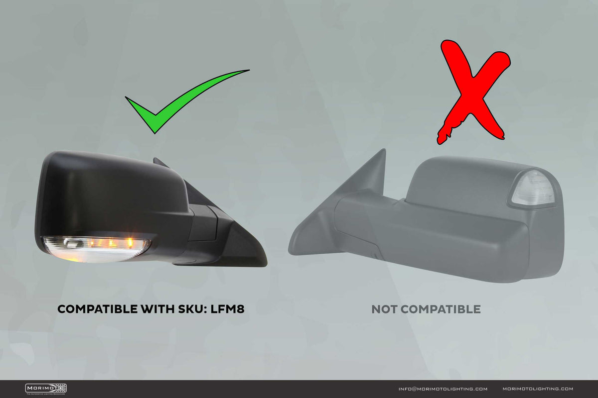 Morimoto - XB LED Mirror Lights: Dodge Ram (09-18 / Underside / Set) - LFM8