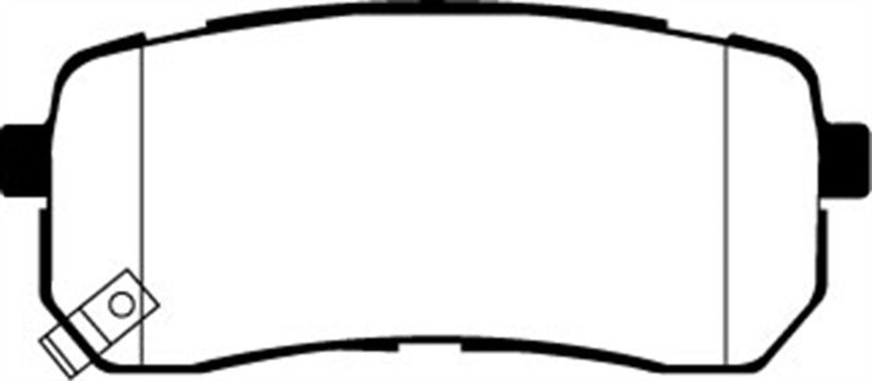 EBC 07-12 Hyundai Veracruz 3.8 Greenstuff Rear Brake Pads - DP61814