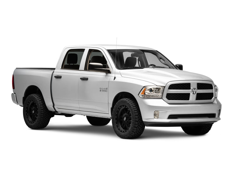 Raxiom 09-18 Dodge RAM 1500 LED Halo Headlights w/ Swtchbck Turn Signals- Chrome Hsng (Clear Lens) - R111519