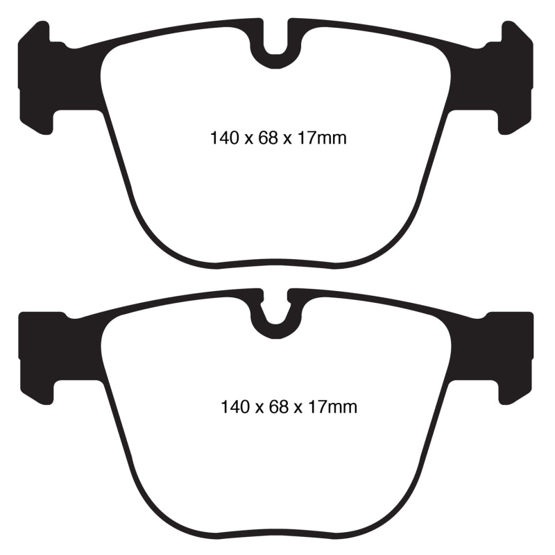 EBC 10+ BMW 535i 3.0 Twin Turbo GT (F07) Redstuff Rear Brake Pads - DP32020C