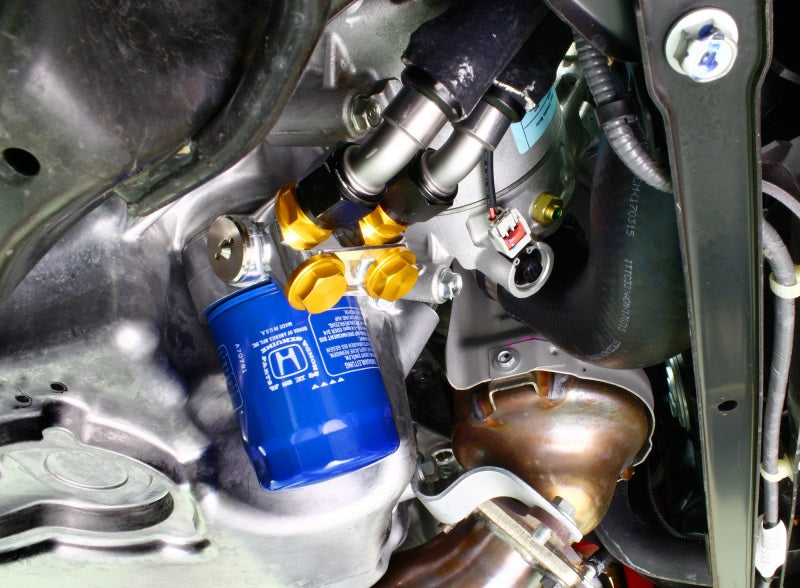 Perrin 17-19 Honda Civic Type R Oil Cooler Kit - PHP-OIL-100