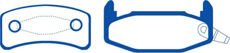 EBC 88-90 Buick Regal 2.8 Greenstuff Rear Brake Pads - DP2978