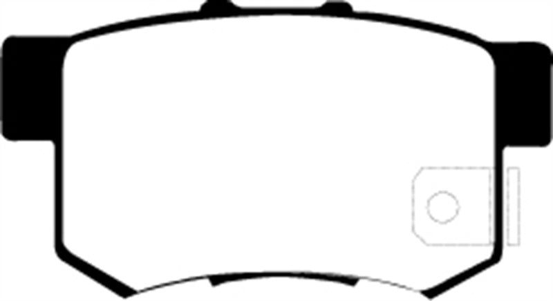 EBC 97 Acura CL 2.2 Greenstuff Rear Brake Pads - DP21193