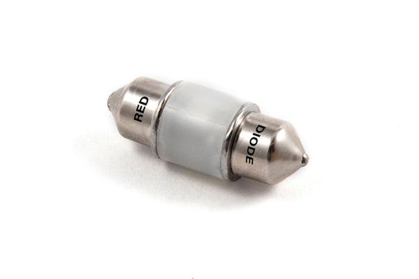 Diode Dynamics 29mm HP6 LED Bulb - Red (Single) - DD0294S for 1990-2005 Mazda Miata - front view