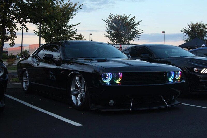 Oracle 15-21 Dodge Challenger Dynamic Surface Mount Headlight Halo Kit - - Dynamic SEE WARRANTY - 3990-332