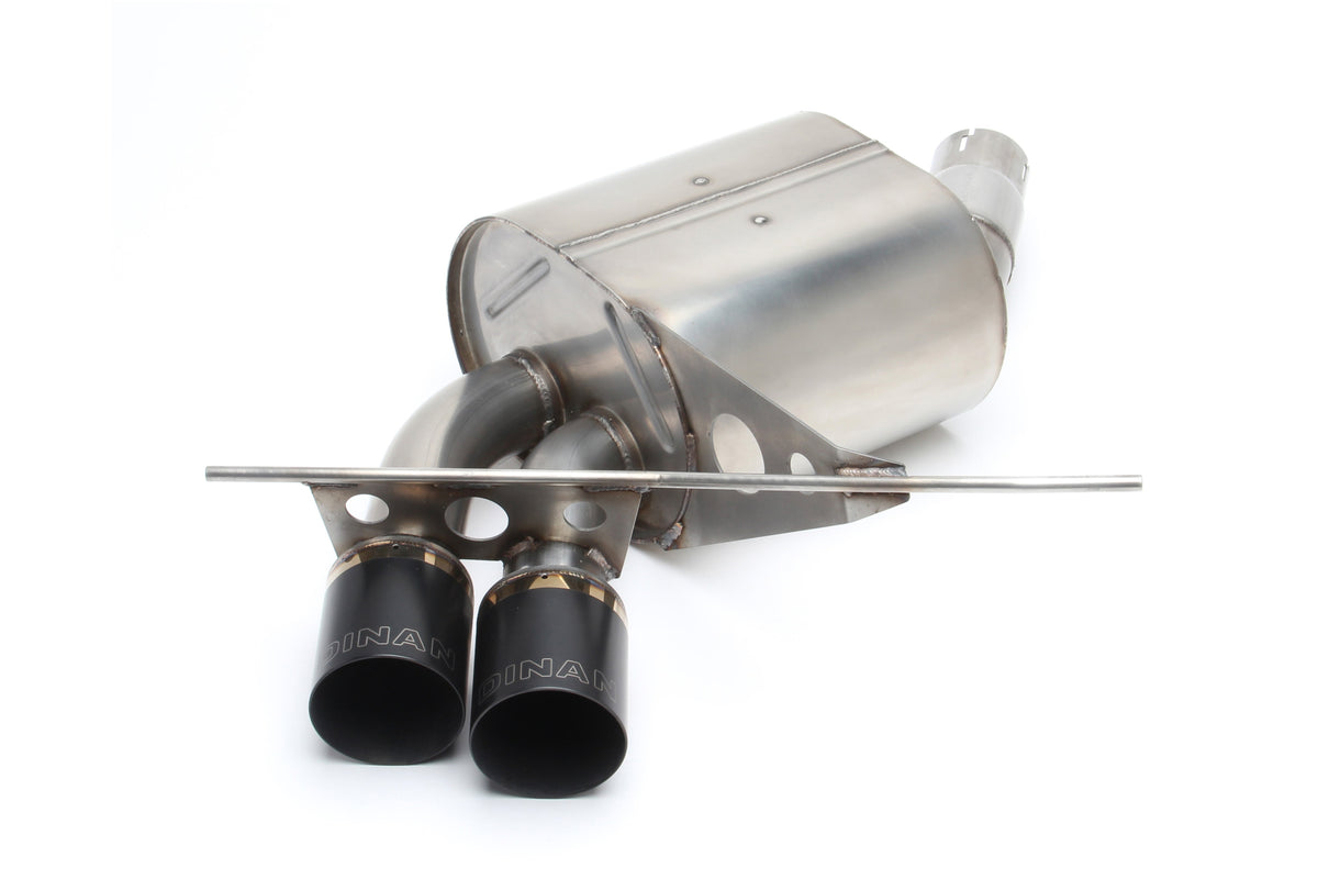 Dinan - Free Flow Axle-Back Exhaust - 2008-2013 BMW 135i/135is - D660-0025-BLK