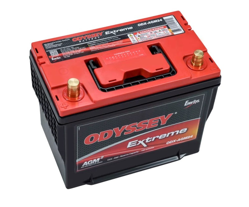 Odyssey Battery Auto/Truck/Heavy Duty & Commercial Extreme AGM Battery (NSB-AGM24) - ODX-AGM24 for 1987-1994 Land Rover Range
