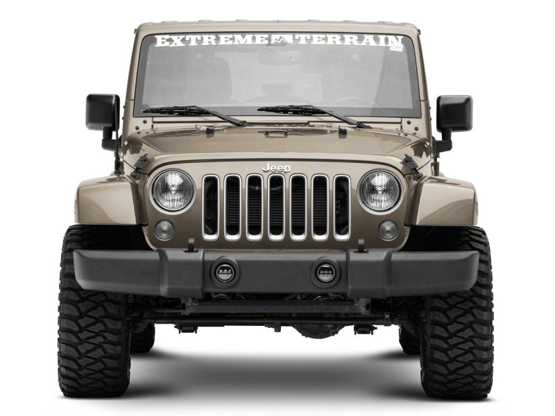 Raxiom 07-18 Jeep Wrangler JK Axial Series 4-In LED Fog Lights w/ RGB Halo - J143371