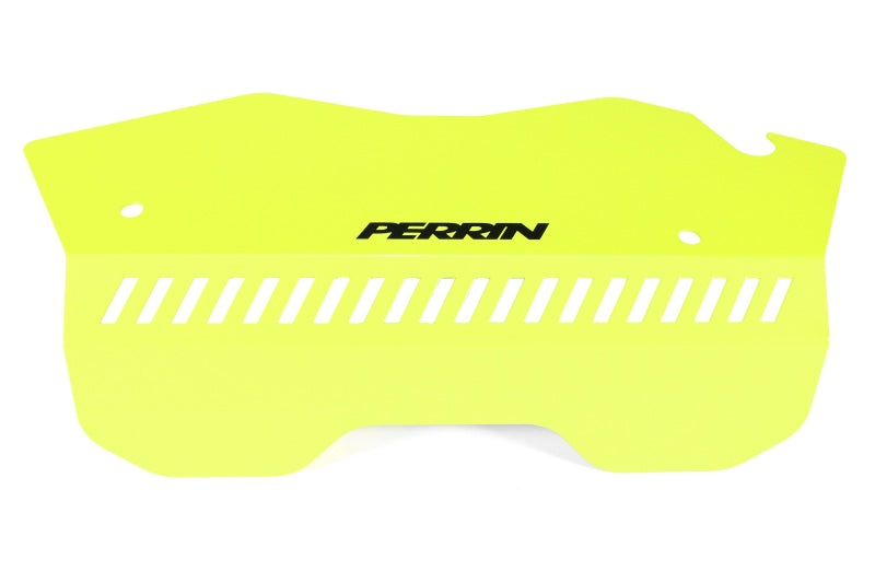 Perrin 2022+ Subaru WRX Pulley Cover - Neon Yellow - PSP-ENG-153NY