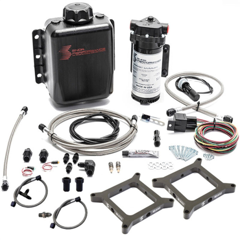 Snow Performance Stage 1 Dual Carb (N/A or Forced Induction) Water Injection Kit w/SS Braided Line - SNO-202-BRD by Snow Perf
