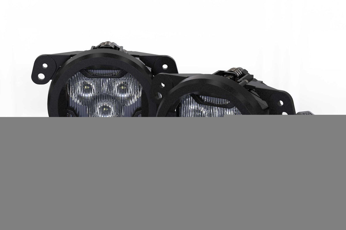 Morimoto - 4Banger Fog Kit: Wrangler JK (NCS White, Wide)
