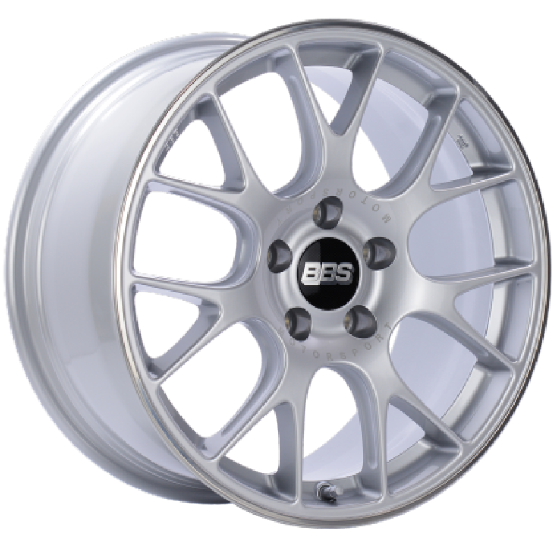 BBS CH-R 19x8 5x120 ET40 Brilliant Silver Polished Rim Protector Wheel -82mm PFS/Clip Required