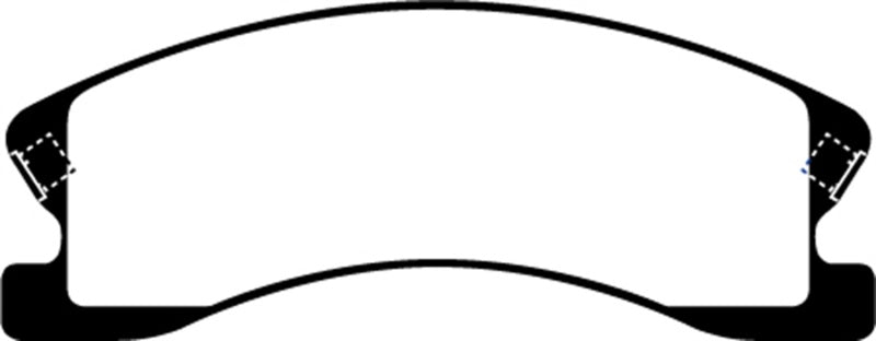EBC 99-04 Jeep Grand Cherokee 4.0 (Akebono) Yellowstuff Front Brake Pads - DP41664R