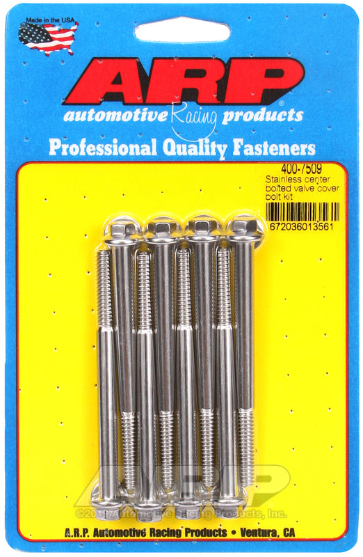 ARP SS Center Bolted Valve Cover Bolt Kit - 400-7509