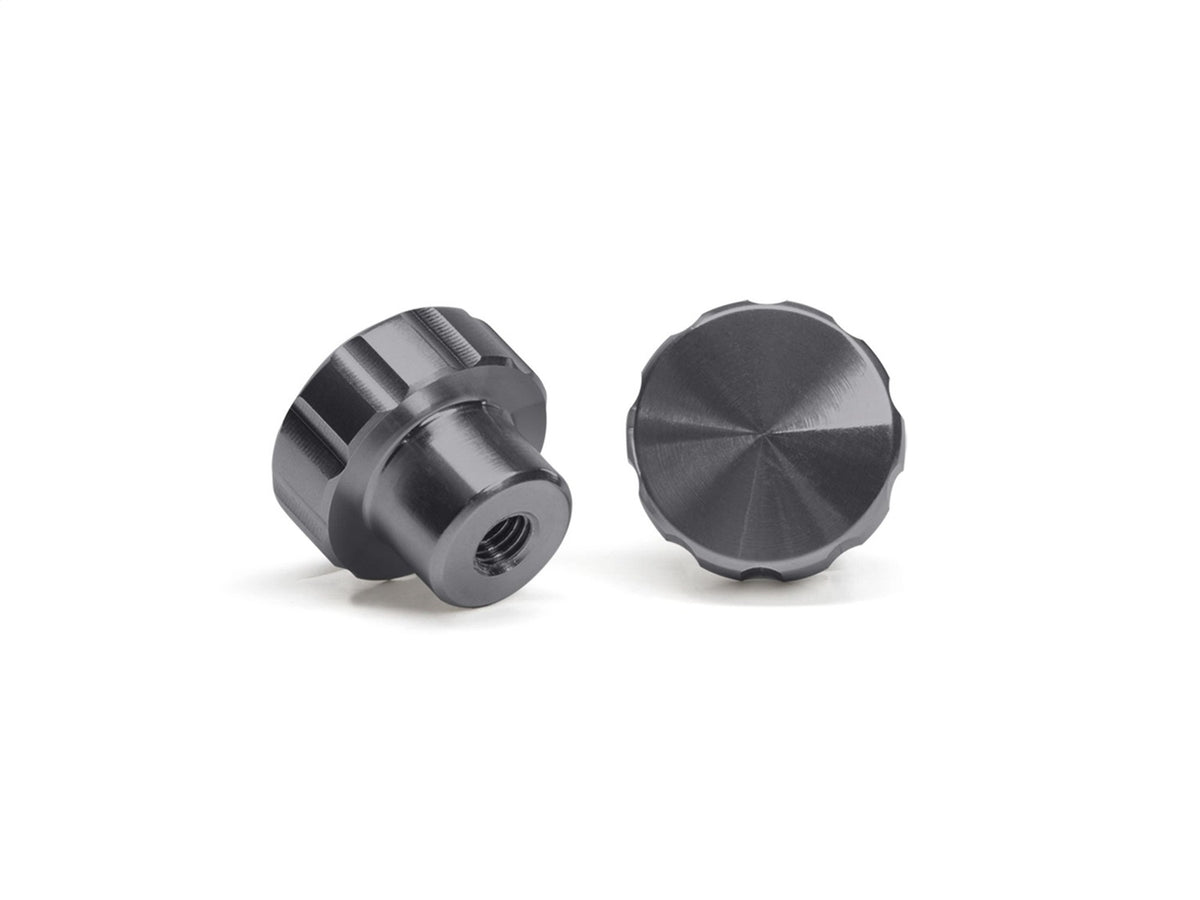 Weathertech - Colored Billet Knobs - Graphite w/Hand Sanitzer - 8ACFBK2DG