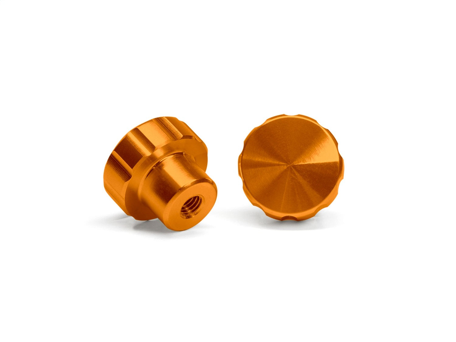 Weathertech - Colored Billet Knobs - Orange w/Hand Sanitzer - 8ACFBK2OR