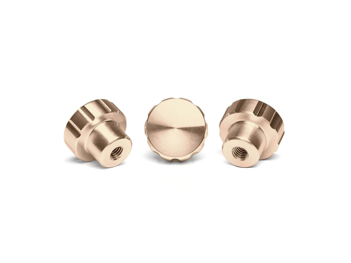Weathertech - Colored Billet Knobs - Rose Gold w/Hand Sanitzer - 8ACFBK33
