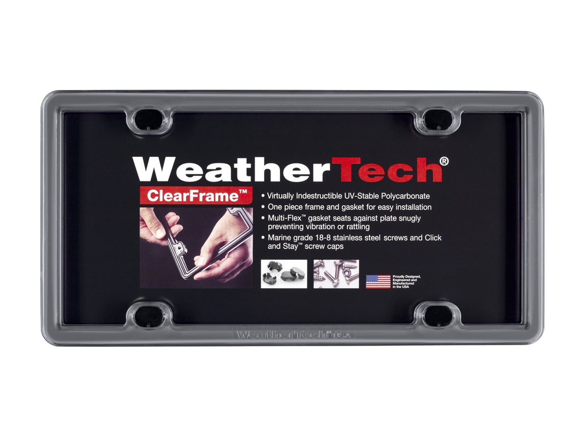 Weathertech - ClearFrame™ License Plate Frame - Beluga Gray - 8ALPCF15