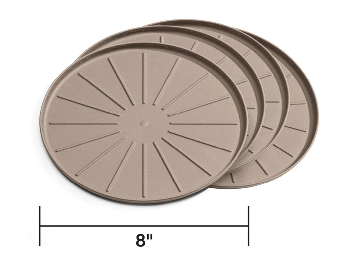 Weathertech - Round Coaster Set - Tan 8 in. Dia. - 8A8CSTTN