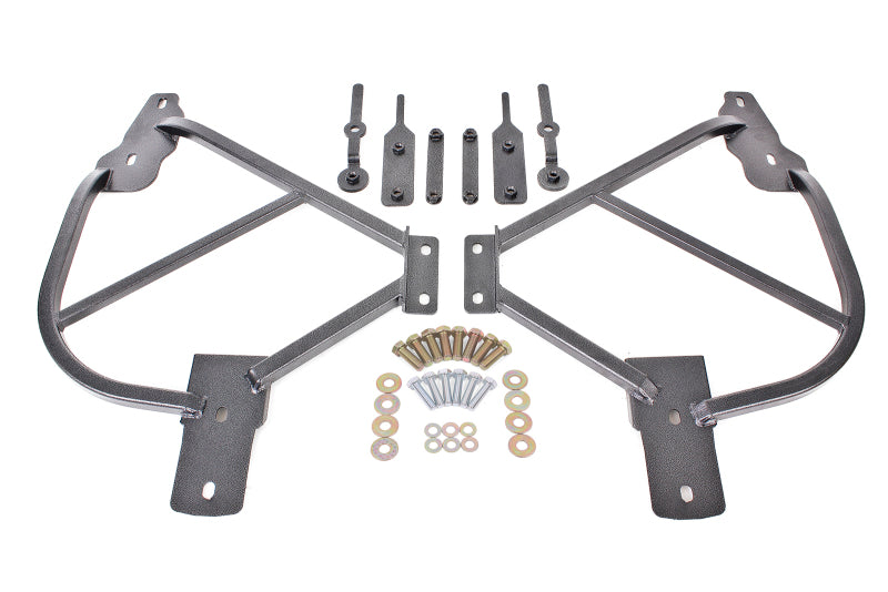 BMR 10-15 5th Gen Camaro Bolt-On Subframe Connectors - Black Hammertone - SFC015H for 2010-2015 Chevrolet Camaro