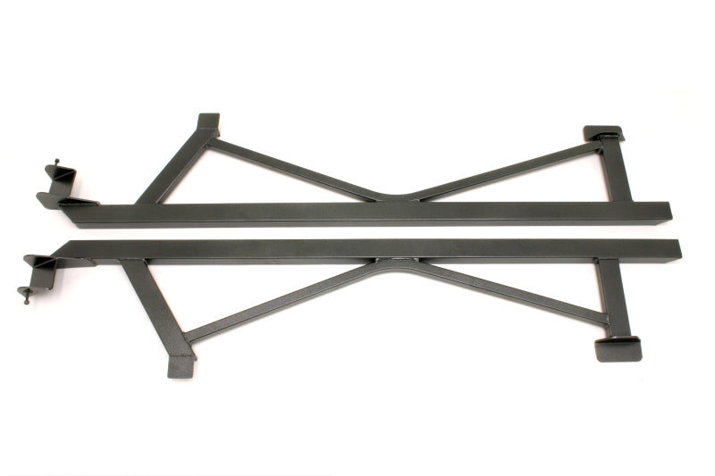 BMR 05-14 S197 Mustang Weld-On Boxed Subframe Connectors - Black Hammertone - SFC011H for 2005-2014 Ford Mustang