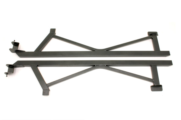 BMR 05-14 S197 Mustang Weld-On Boxed Subframe Connectors - Black Hammertone - SFC011H for 2005-2014 Ford Mustang