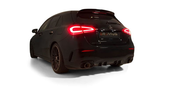 Remus 2019 Mercedes A35 AMG Hatchback 2.0L Turbo (w/GPF) Race Axle Back Exhaust (Tail Pipes Req) - 504519 1500 by Remus