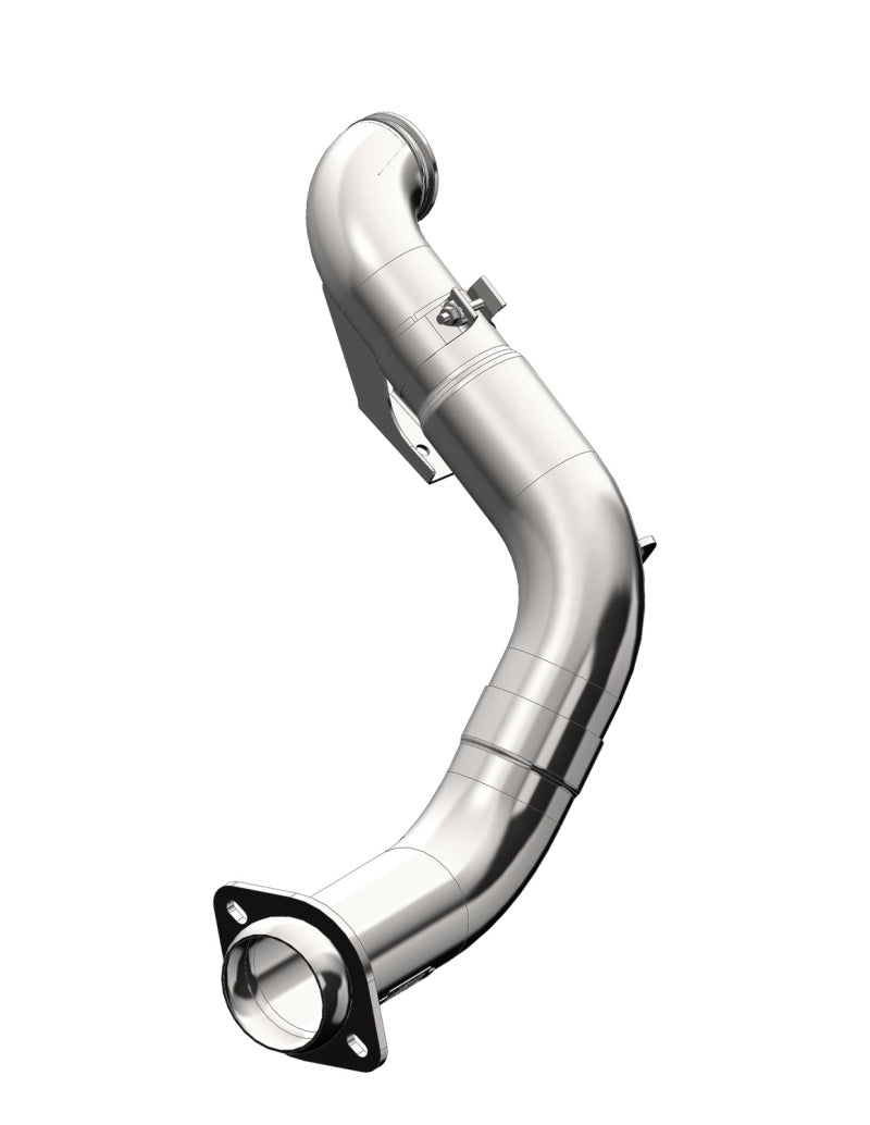 MBRP 2015 Ford 6.7L Powerstroke (Cab & Chassis Only) 4in Turbo Down-Pipe T409 Aluminized - FALCA460