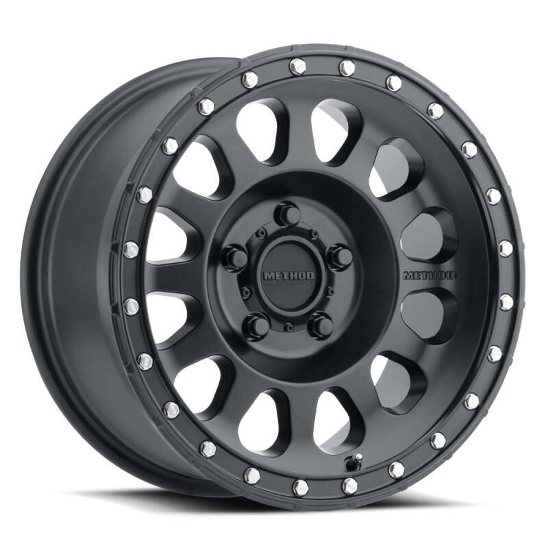 Method MR315 20x9 / 6x5.5 BP / 0mm Offset / 106.25mm CB Matte Black Wheel - MR31529060500 by Method Wheels
