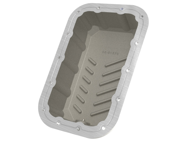 aFe POWER Street Series Engine Oil Pan Raw w/ Machined Fins Jeep Wrangler (JK) 12-18 V6-3.6L - 46-71450A