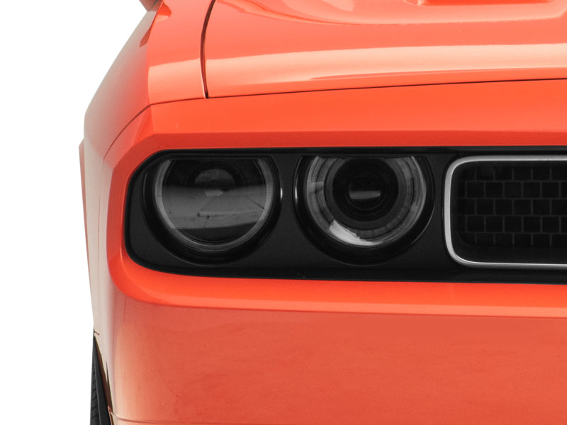 Raxiom 08-14 Dodge Challenger Halo Projctr Headlights w/Sequential Turn Signals-Blk Hsng(Clear Lens) - CH3761