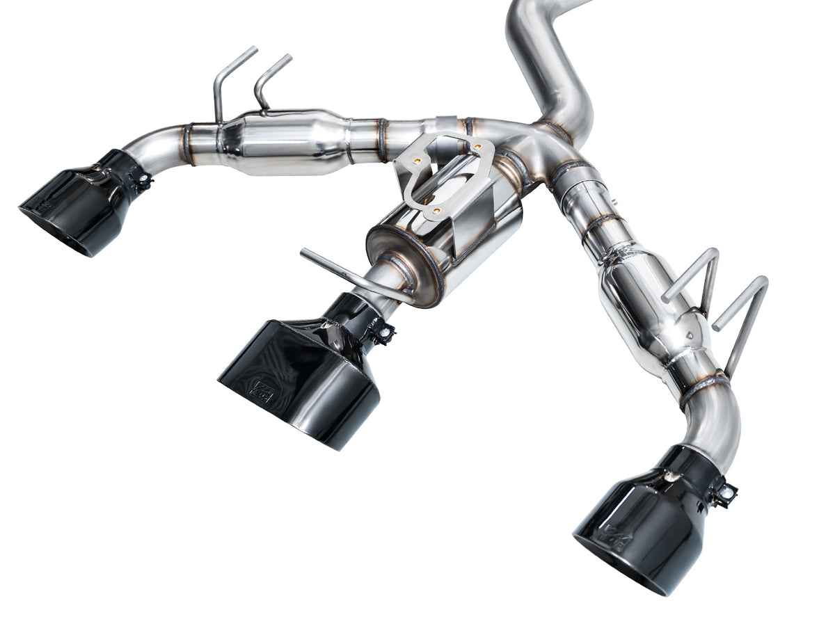 AWE Tuning 2023+ Toyota GR Corolla Touring Edition Exhaust - Diamond Black Tips - 3015-53472