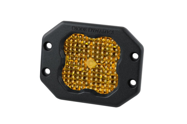 Diode Dynamics SS3 Pro ABL - Yellow Flood Flush (Single) - DD6941S by Diode Dynamics - front view