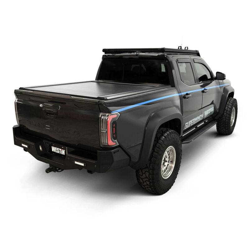 Westin 24-26 Toyota Tacoma 5ft Bed Manual Retractable Tonneau Cover - Black - 19-62785